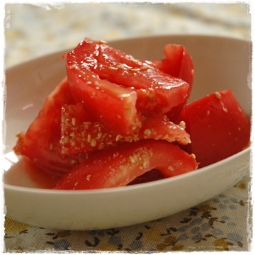 すぐできる和風トマト、こちらも美味しい♡
ホヌさんのおかげでトマトのバリエーションたくさんで美味しく食べれて感動です☆-( ^-ﾟ)v