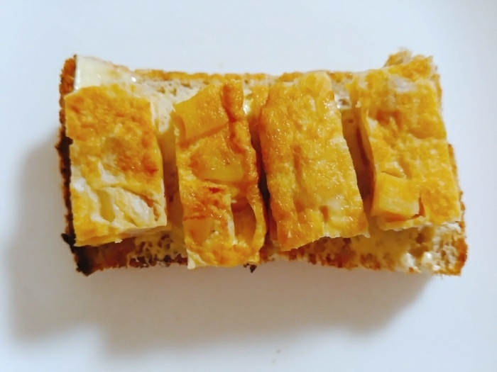 薩摩芋の卵焼きトースト