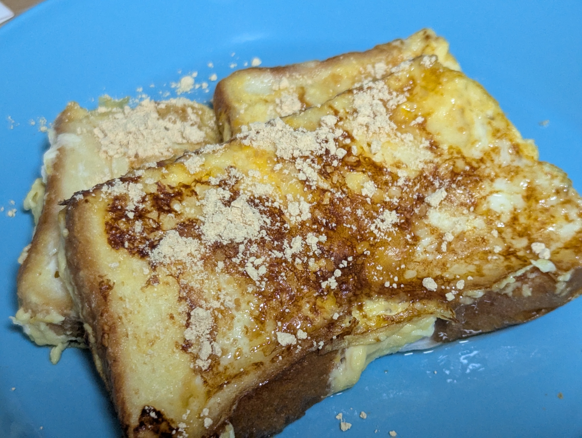 卵焼き器で作る◇きなこがけフレンチトースト◇