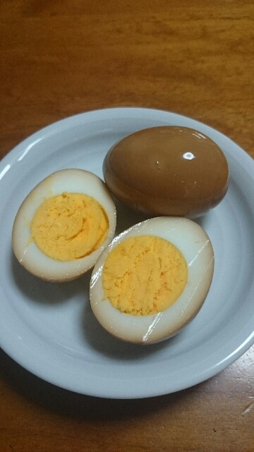 茹で卵のしょうゆ漬け レシピ 作り方 By ポコたんママ 楽天レシピ
