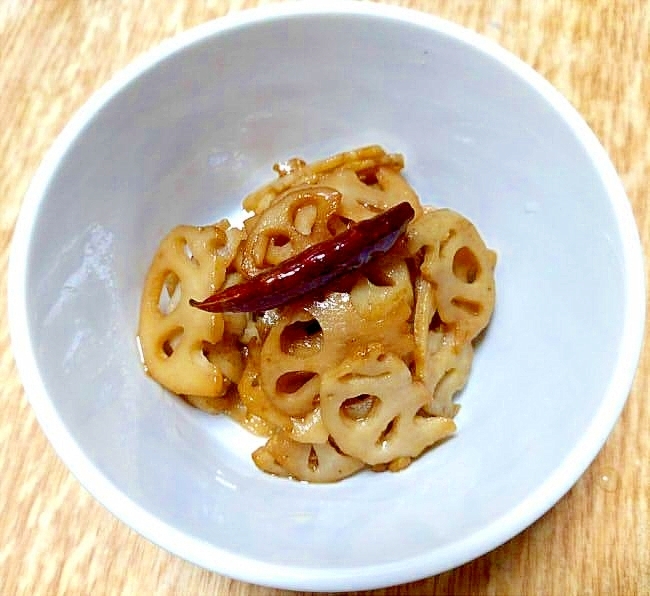 おつまみに！れんこんのピリ辛ナンプラー炒め