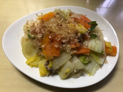 白菜甘〜い！白菜焼きうどん♪