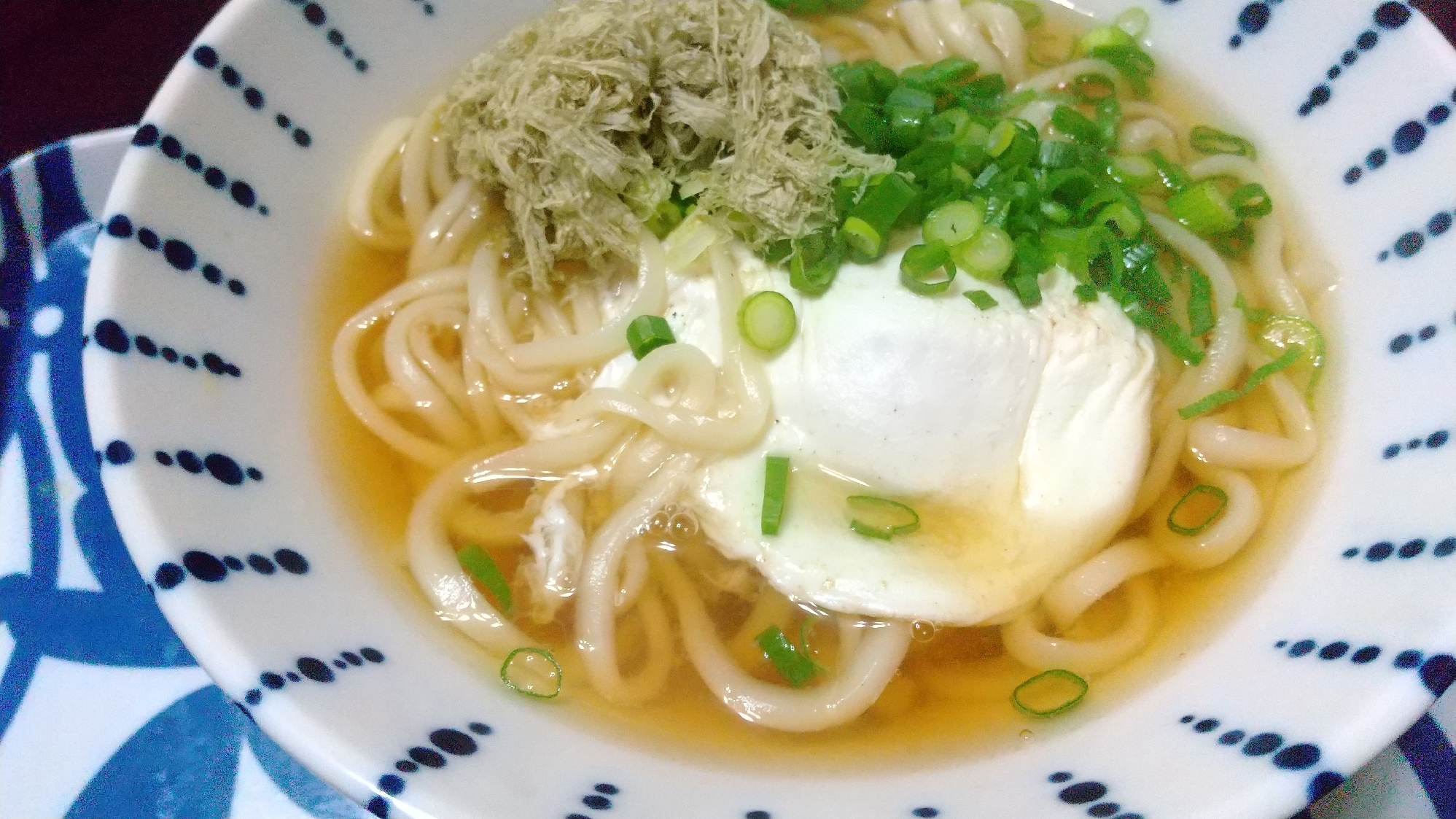 こぶと玉子のうどん