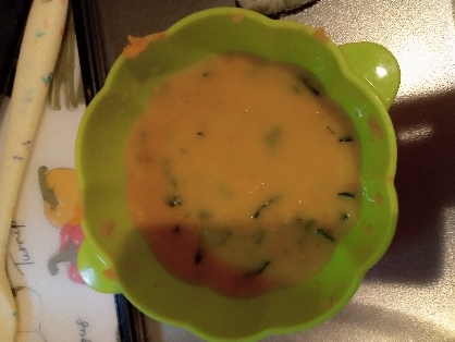 ミキサー使用！余った生クリーム入りのかぼちゃスープ