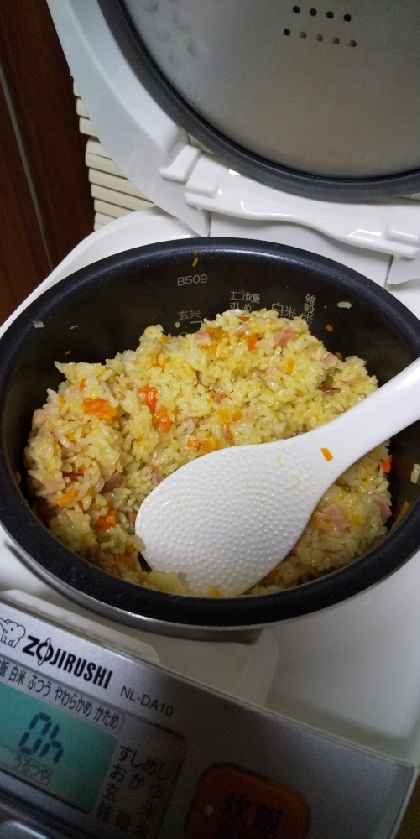 炊飯器でできるのが良いですね。
美味しくできました、ありがとうございました。