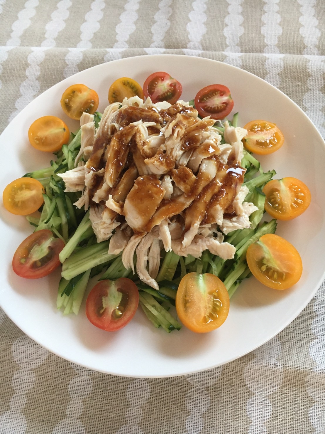 【ねりごま不要】電子レンジ!胸肉deバンバンジー