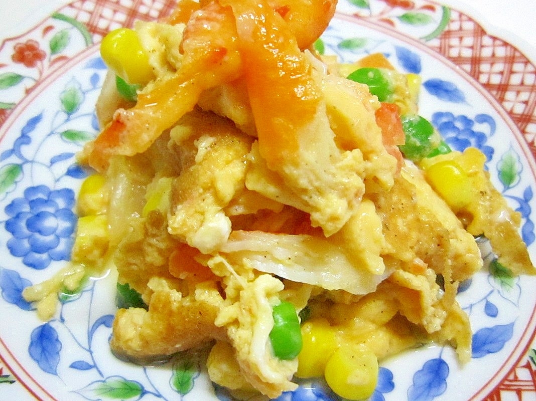 ぼちぼちダイエット☆ちょと豪華なスクランブルエッグ