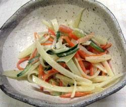 シャッキリ野菜のサラダ
