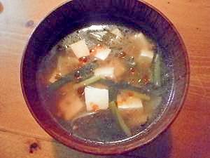 すっぱ辛い★中華スープ