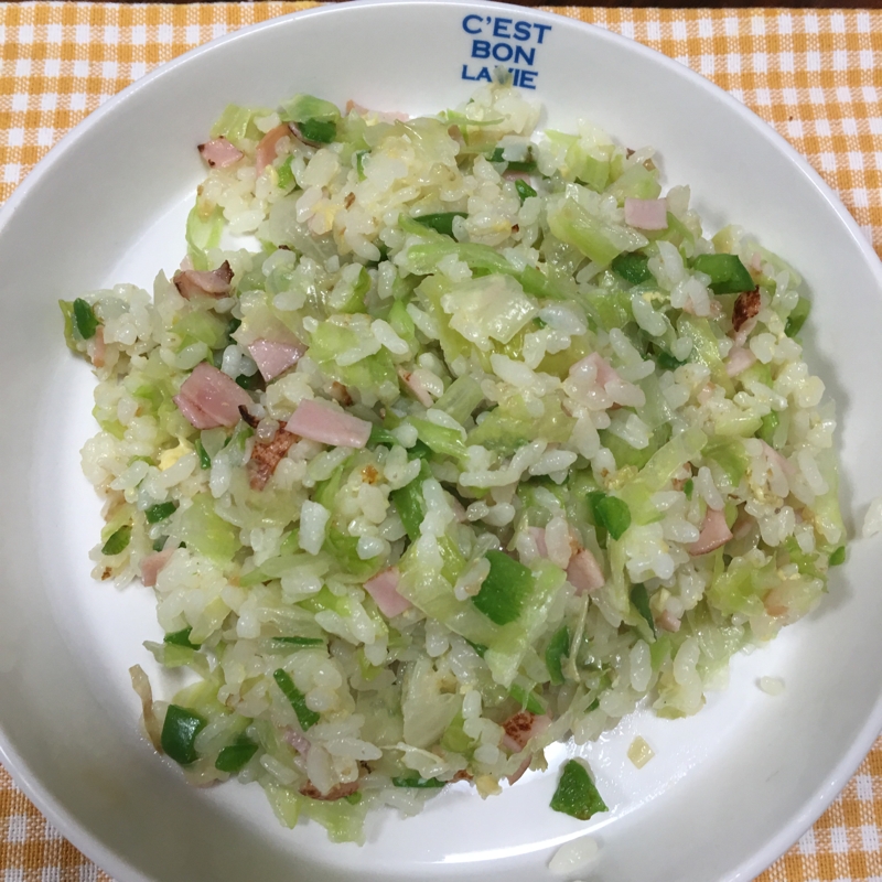 離乳食完了〜幼児食！レタスチャーハン