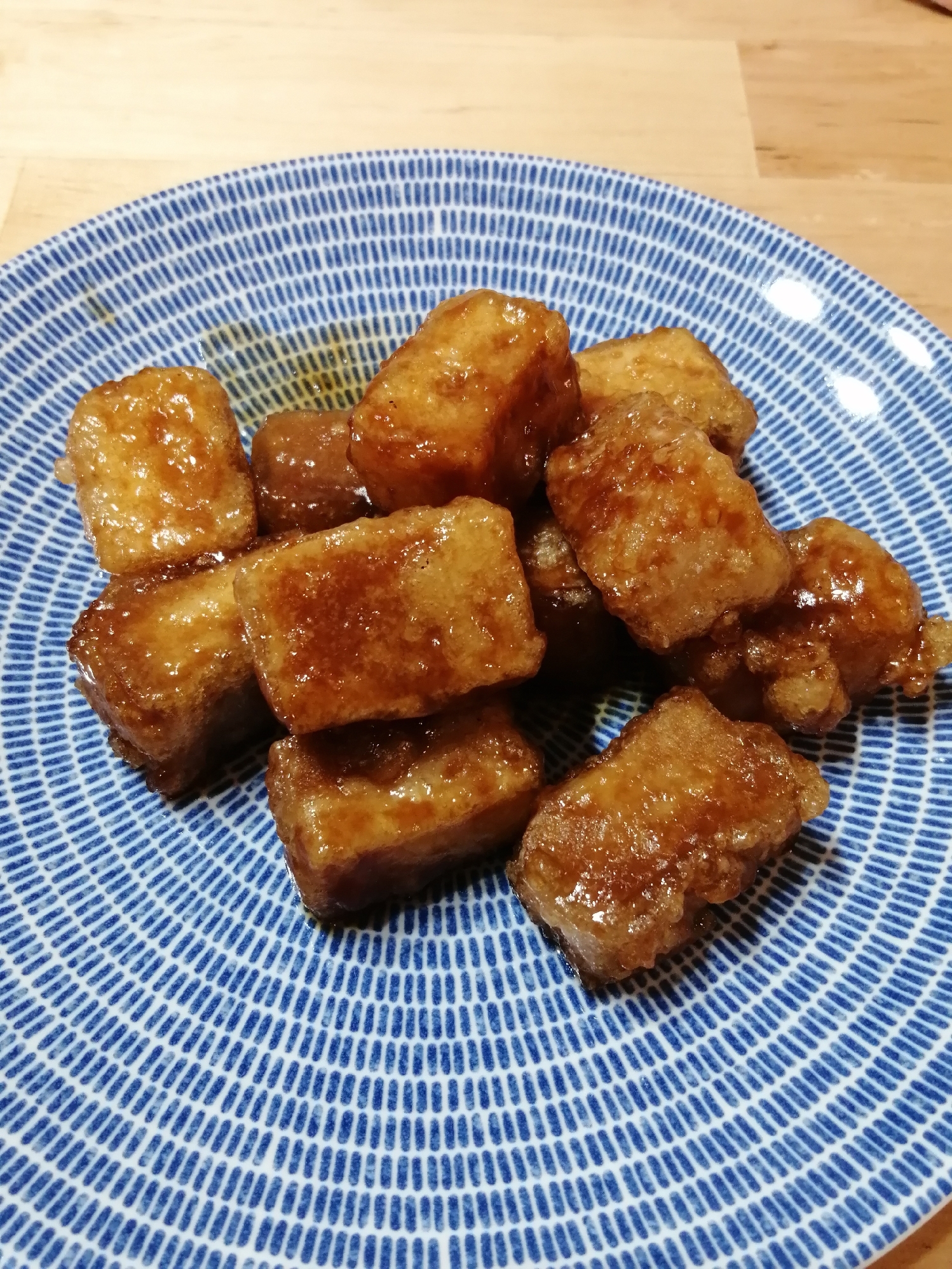 モチ☆ジュワ〜高野豆腐の揚げ煮