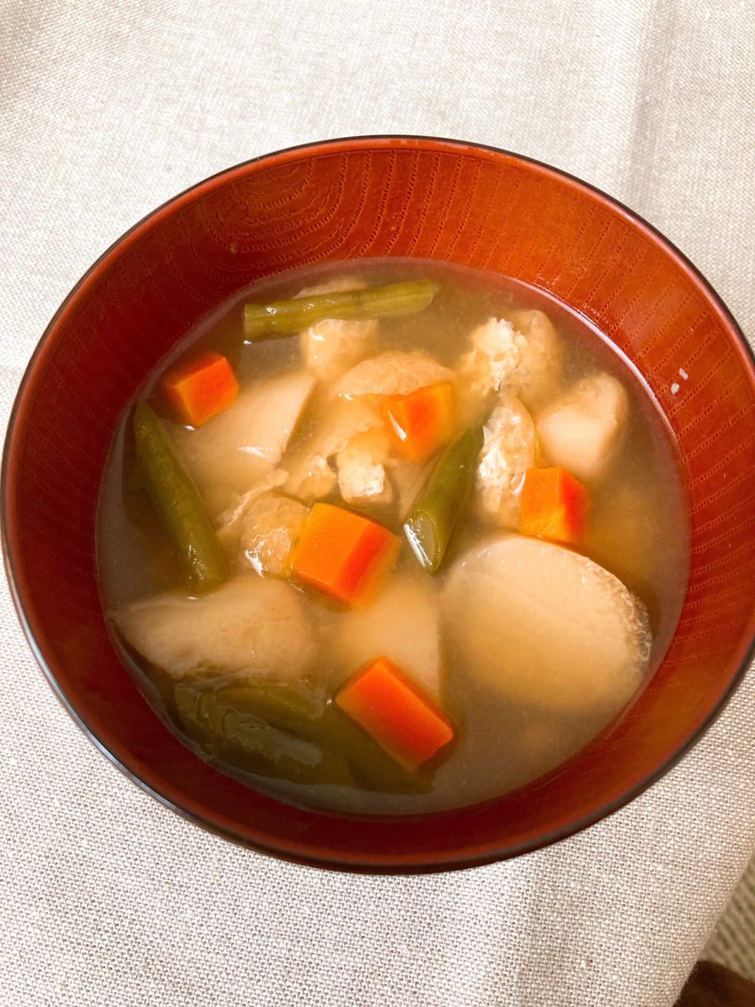 煮物リメイク! まろやか味噌汁