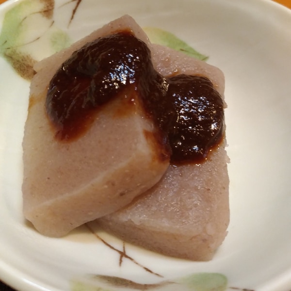 レンジで作る絶品田楽みそで こんにゃく田楽 レシピ 作り方 By またたび 楽天レシピ レンジで作る絶品田楽みそで こんにゃく田楽 レシピ 作り方 By またたび 楽天レシピ