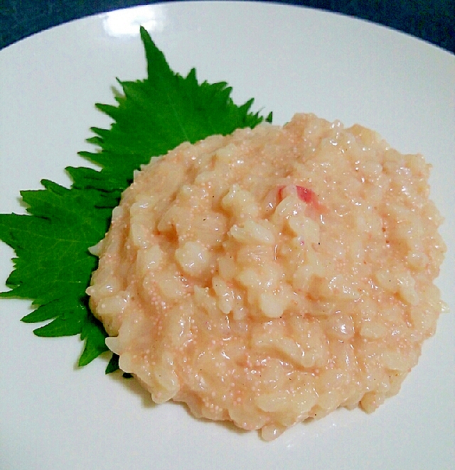 材料少なく簡単美味しい 明太チーズリゾット レシピ 作り方 By あ ち0024 楽天レシピ