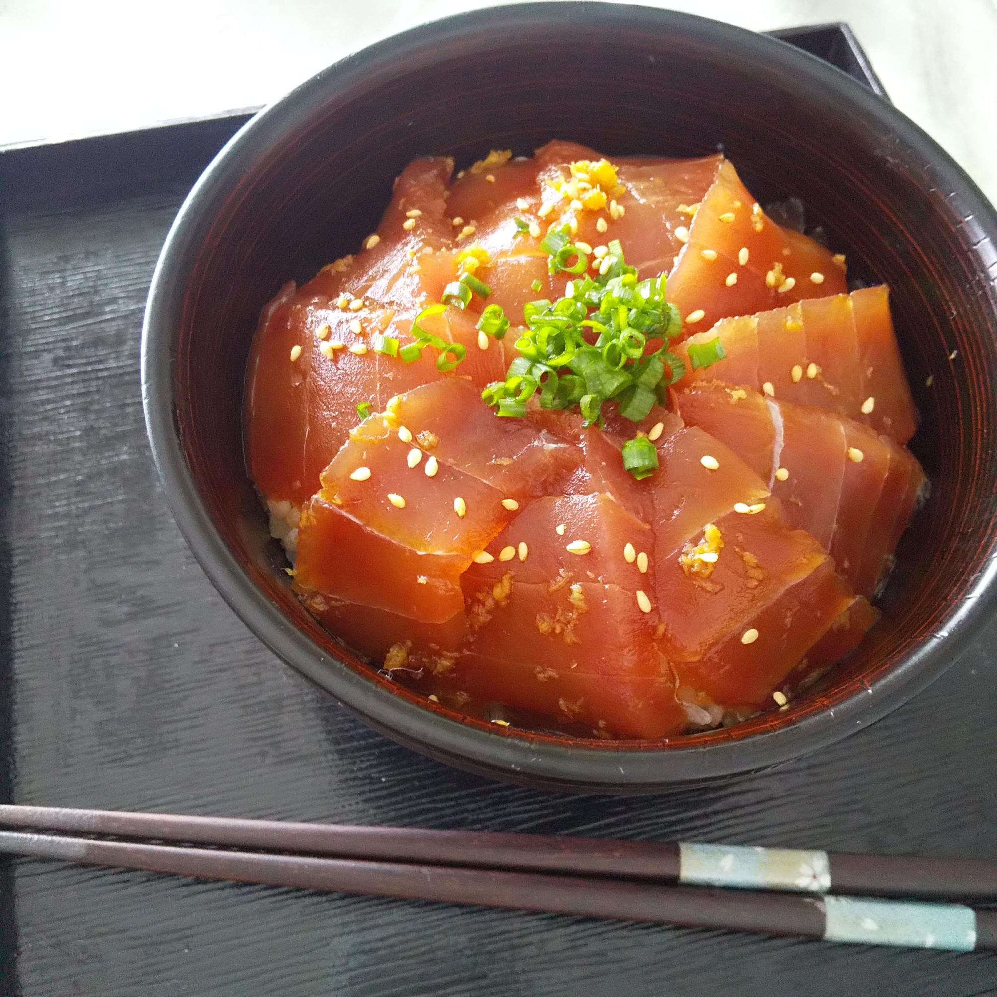 生姜入り♫簡単まぐろ丼