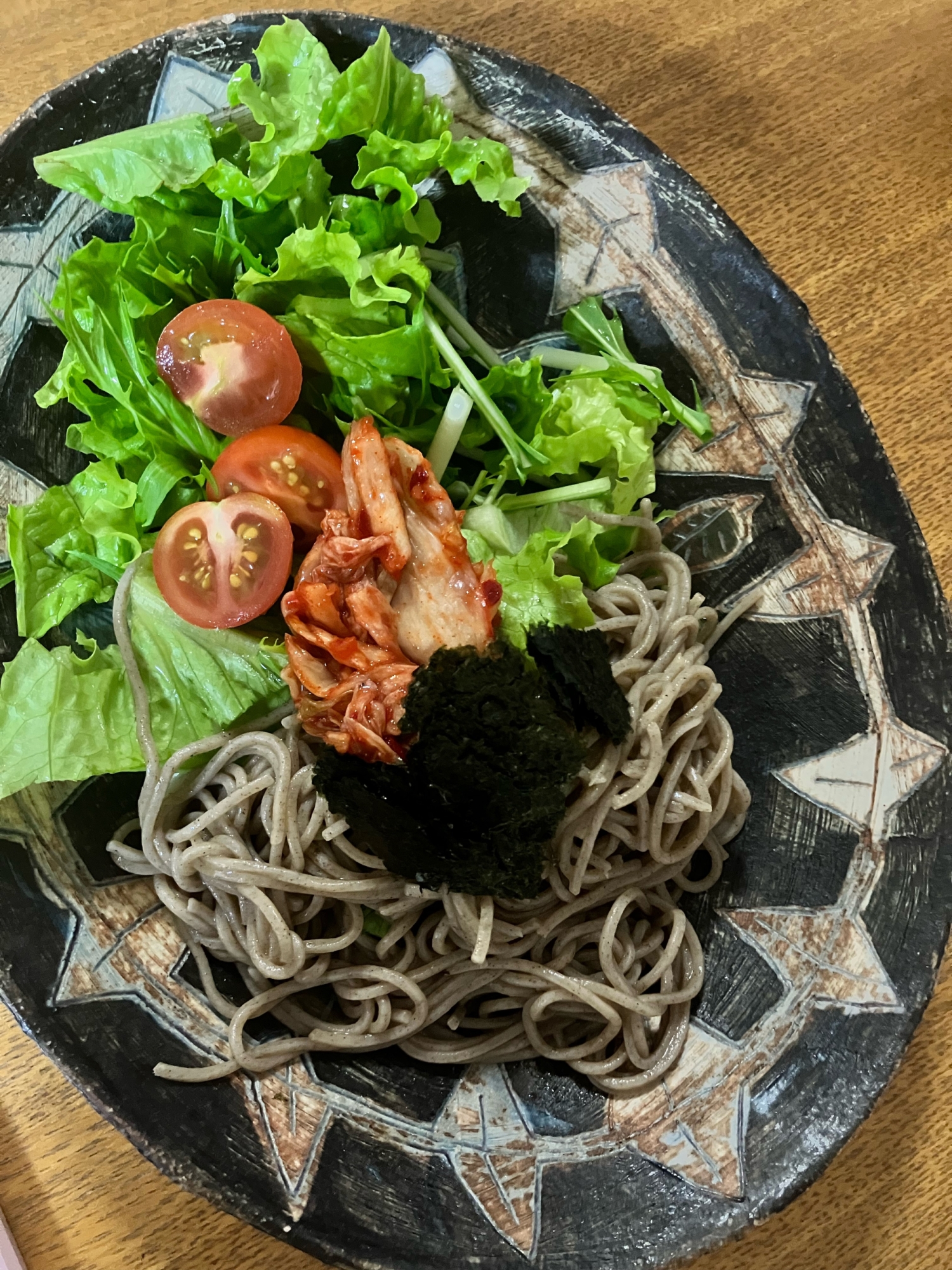 キムチさっぱりそば