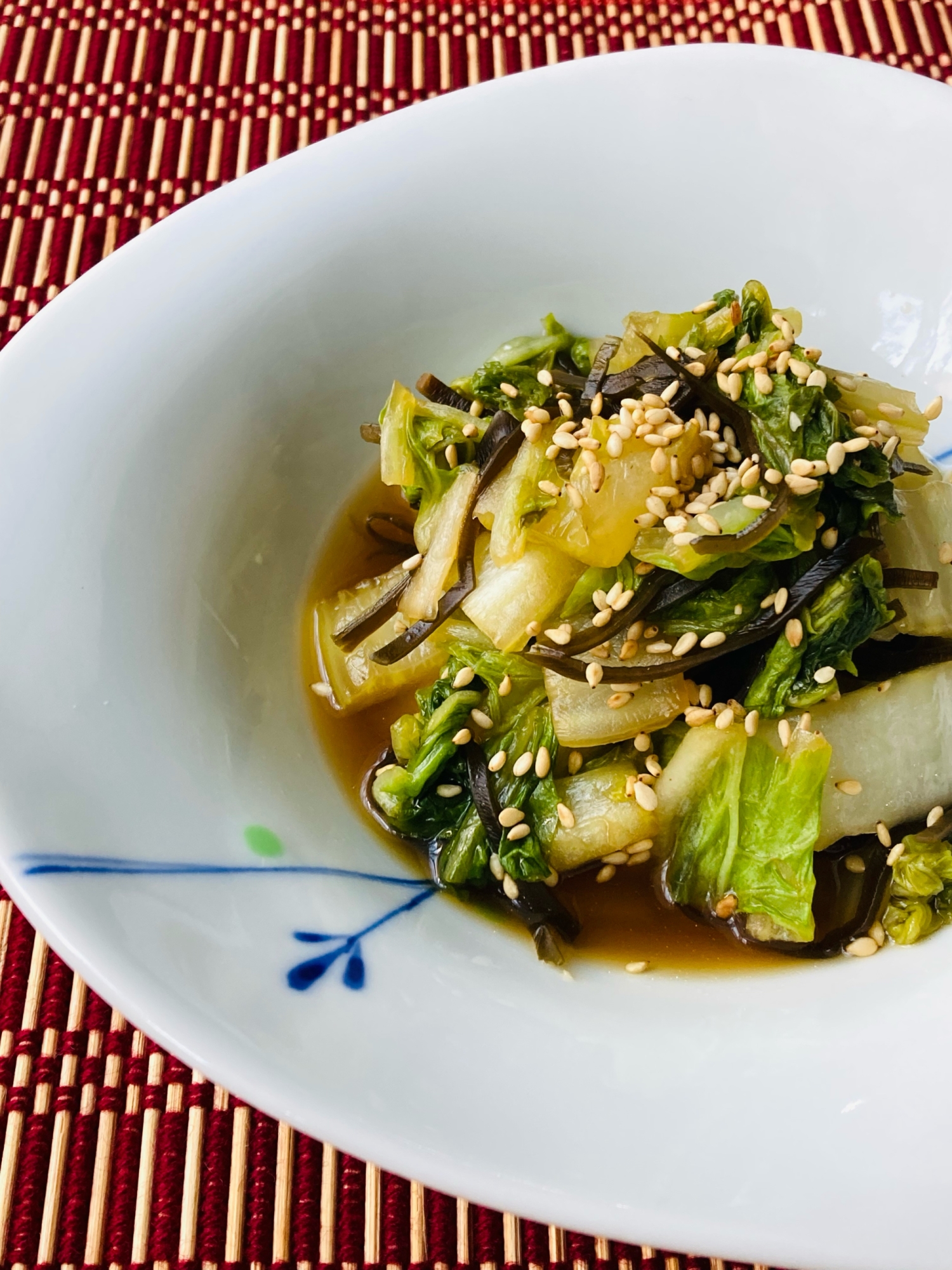 ♦️白菜の塩昆布煮☆さっぱりポン酢風味