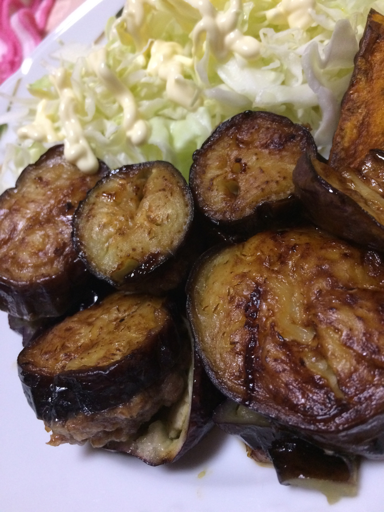 なすのはさみ焼き〜味噌風味〜