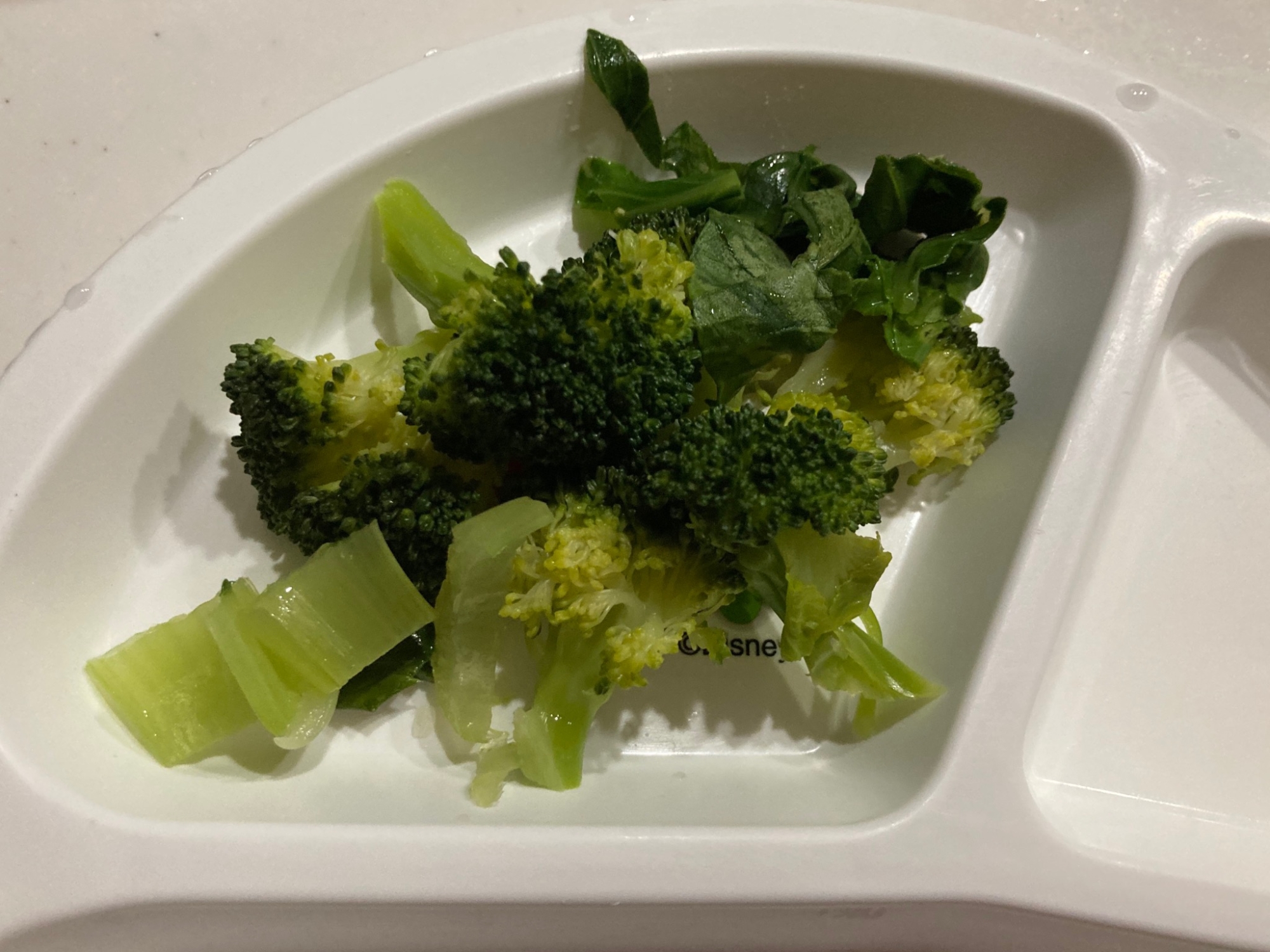 幼児食☆ 青梗菜とブロッコリーの出汁煮