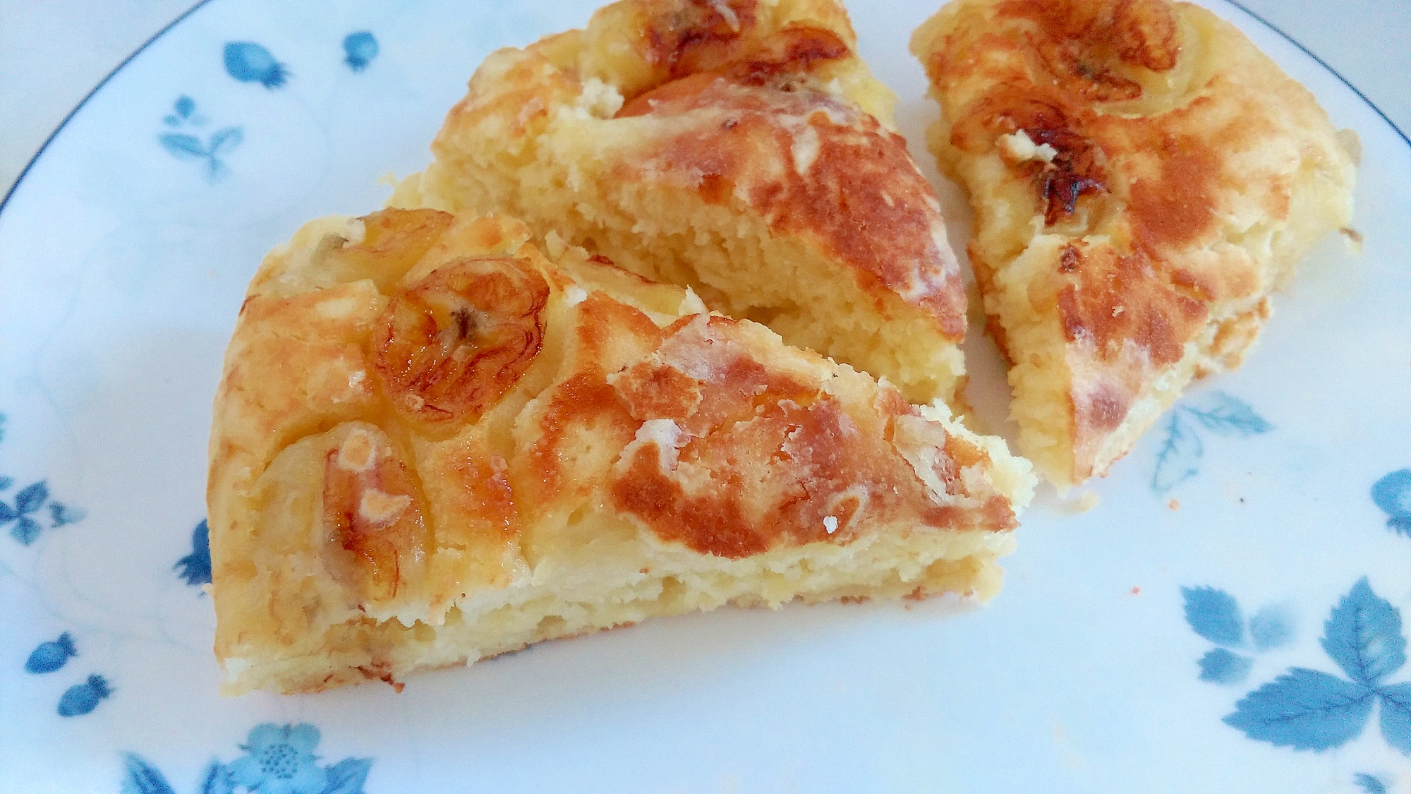 朝御飯に☆フライパンでバナナケーキ