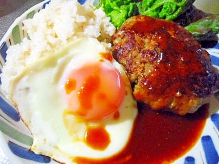 おうちでロコモコ丼♪