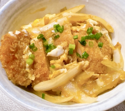 まるでお店の出来上がり♪卵とろとろカツ丼