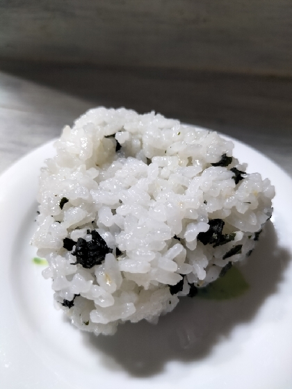 わかめの混ぜご飯おにぎりその2