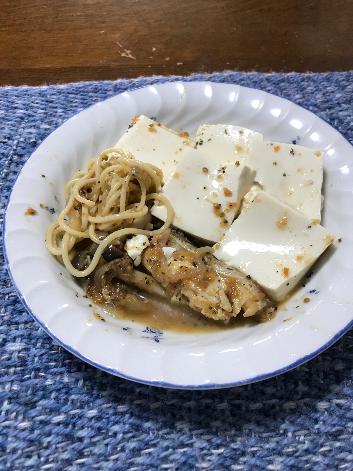 豆腐とタラのスープ煮