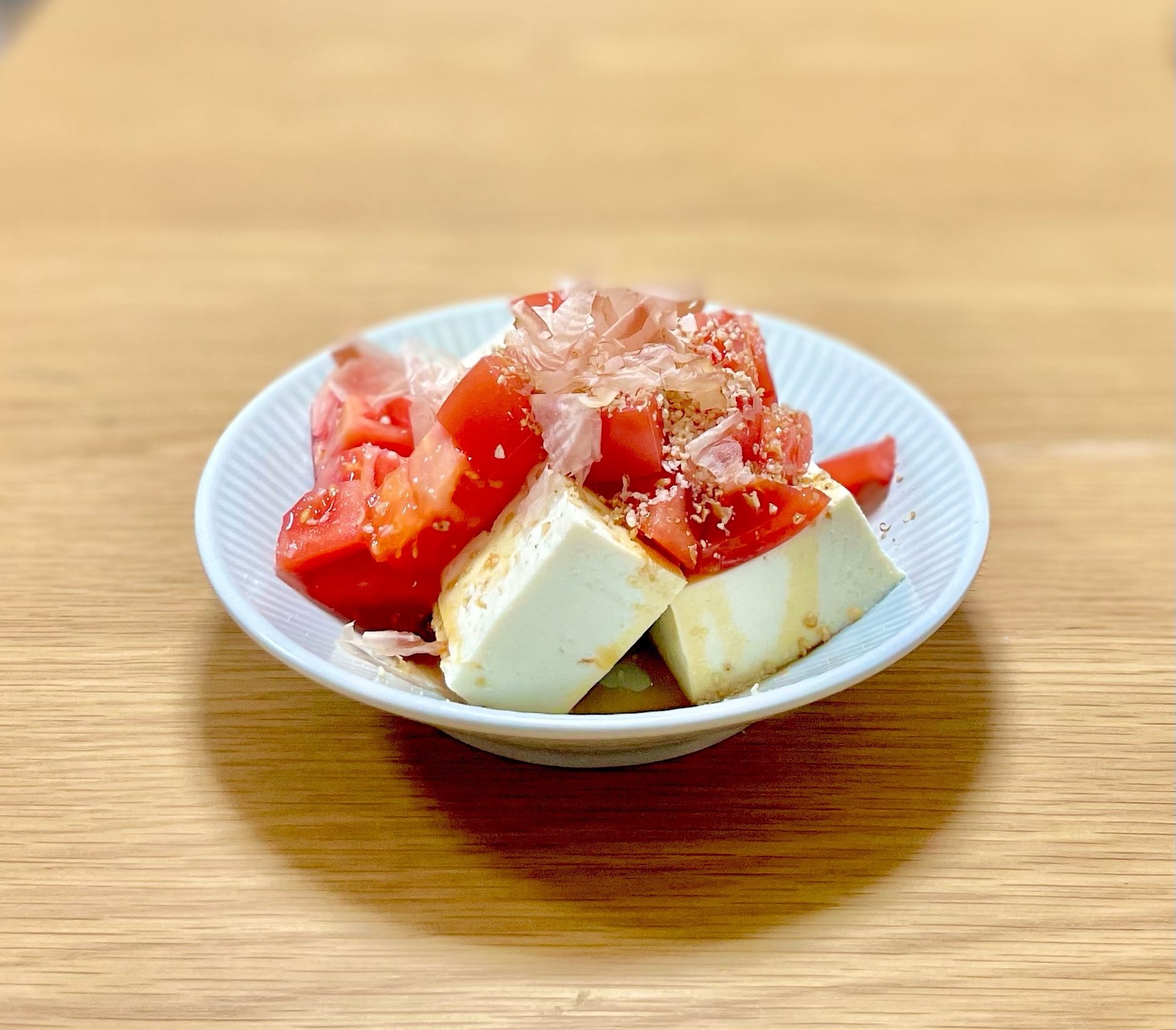 たっぷりトマトの冷奴