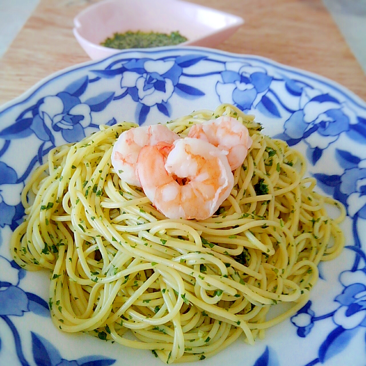 失敗なし！白だしで簡単★青じそジェノベーゼ風パスタ