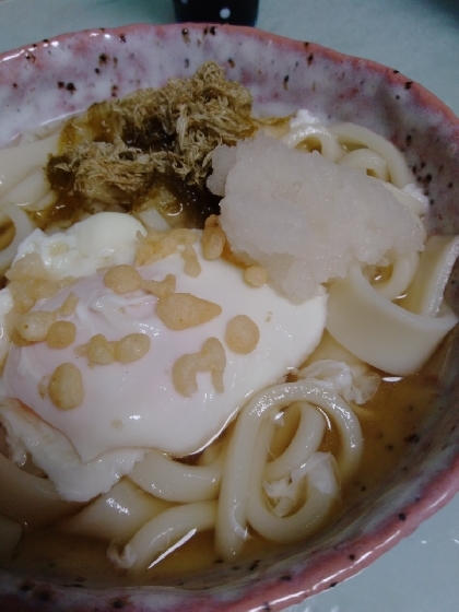 温たまおろしうどん