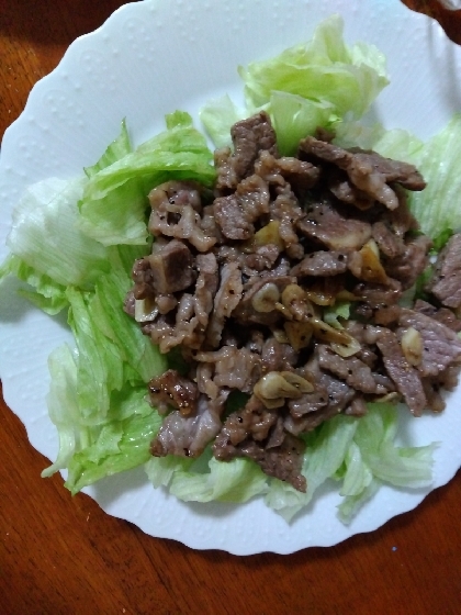 豚肉と余り野菜の焼肉のタレ炒め