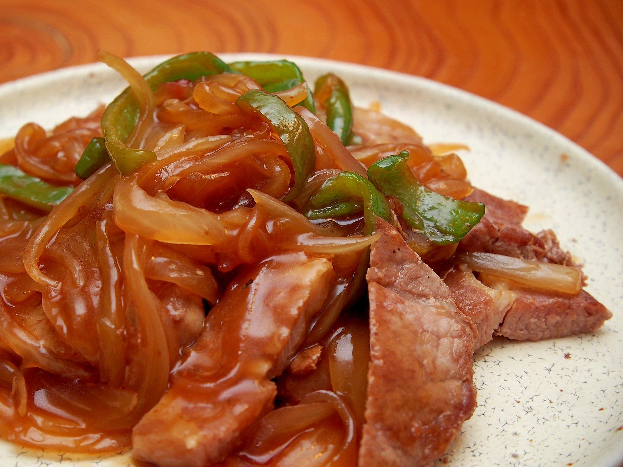 ご飯がすすむ！豚ロースの黒酢あんかけ