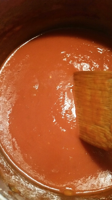 トマトジュースで濃厚トマトクリーム