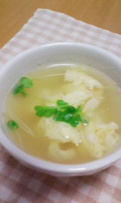 卵と豆腐の和風スープ♪
