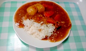 生姜と塩こうじ入り3種のカレールゥでおいしいカレー