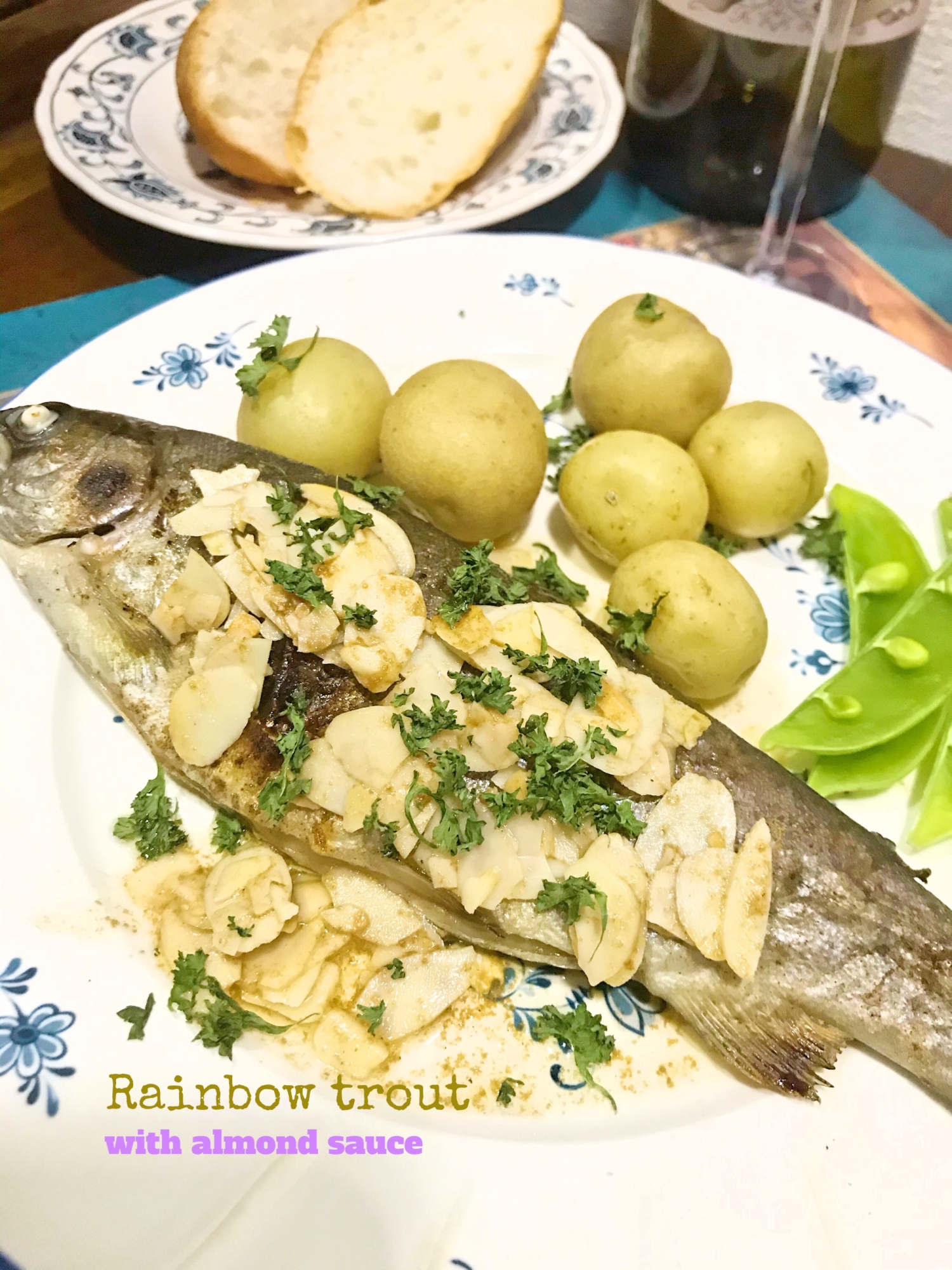 ニジマスのグリル アーモンドソース レシピ 作り方 By めーぷんぷい 楽天レシピ