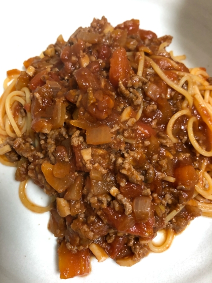 【赤ワインに合う】ミートソーススパゲッティー