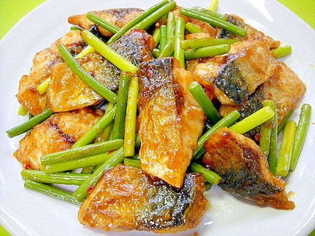 サバとにんにくの芽のピリ辛炒め レシピ 作り方 By Mint74 楽天レシピ サバとにんにくの芽のピリ辛炒め レシピ 作り方 By Mint74 楽天レシピ