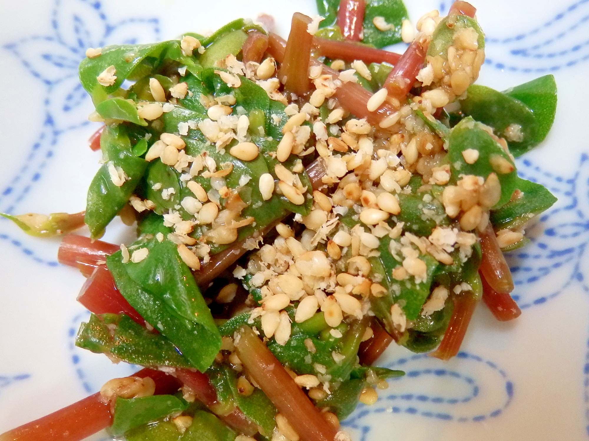 スベリヒユ オヒョウ の胡麻和え レシピ 作り方 By 夏はぜ 楽天レシピ スベリヒユ オヒョウ の胡麻和え レシピ 作り方 By 夏はぜ 楽天レシピ