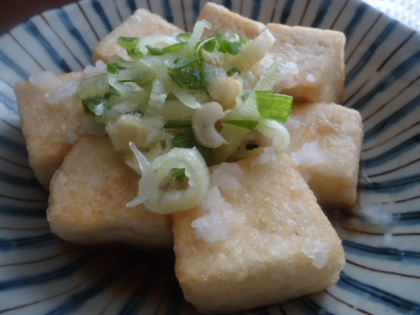 初体験の大根おろしの揚げ出し豆腐！癖になりそうな美味しさですね♪感謝☆