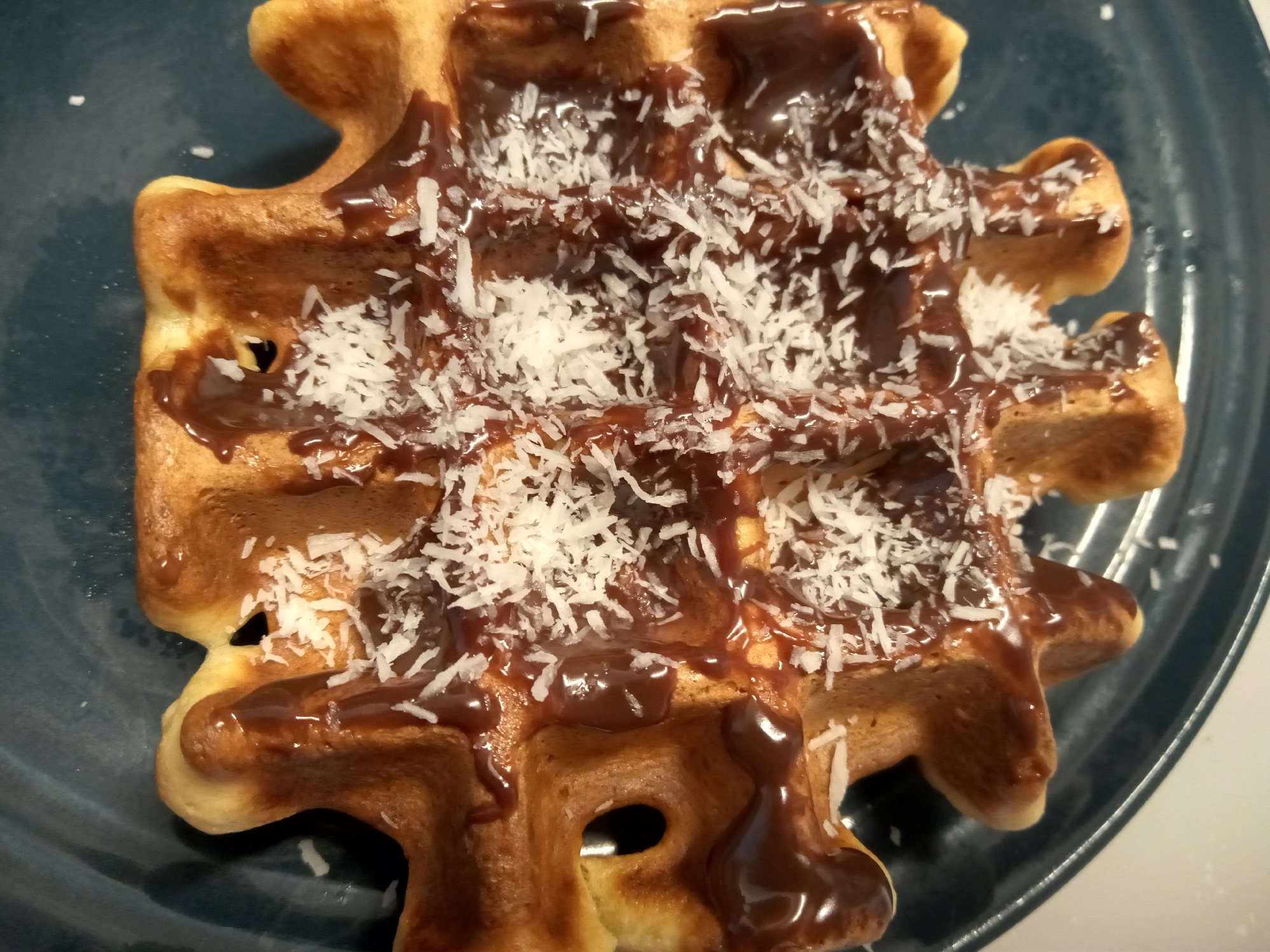ココナッツチョコ★ワッフル