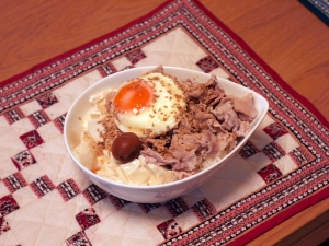 暑くてもガツガツ食べれる！冷しゃぶとうふ丼