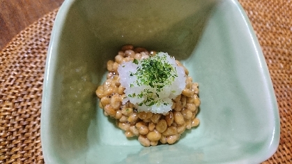 納豆に青海苔っていいですね。おいしかったです。