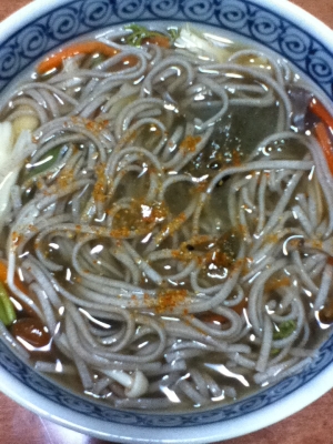 年越し山菜蕎麦