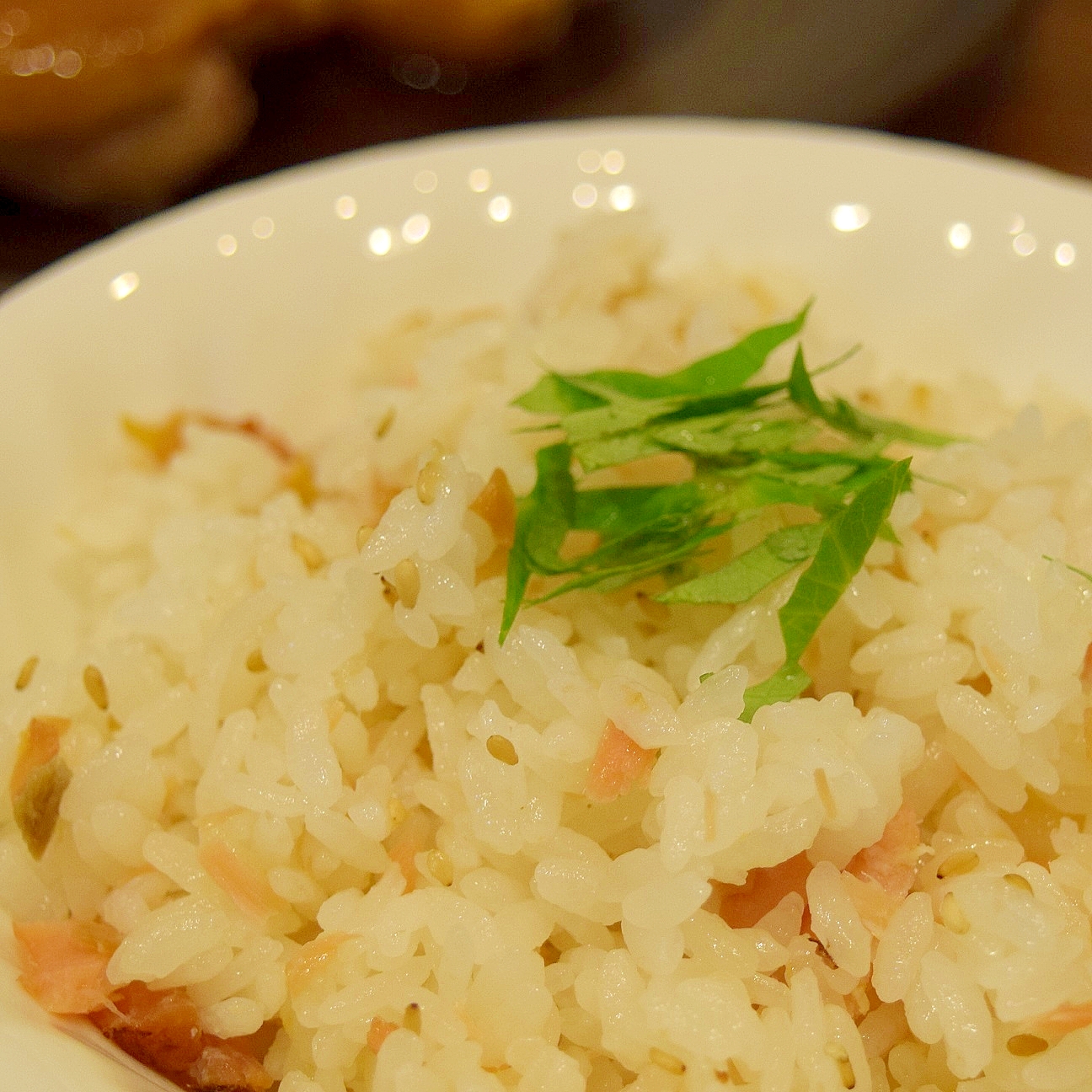 鮭と梅干の混ぜご飯