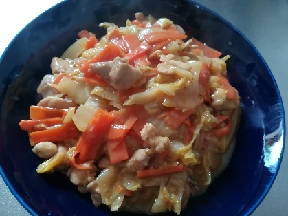 シリコンスチーマーで☆鶏肉とキャベツの甘味噌煮