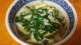 タケノコとニラのみそ汁です。今年の春もタケノコを堪能しました。