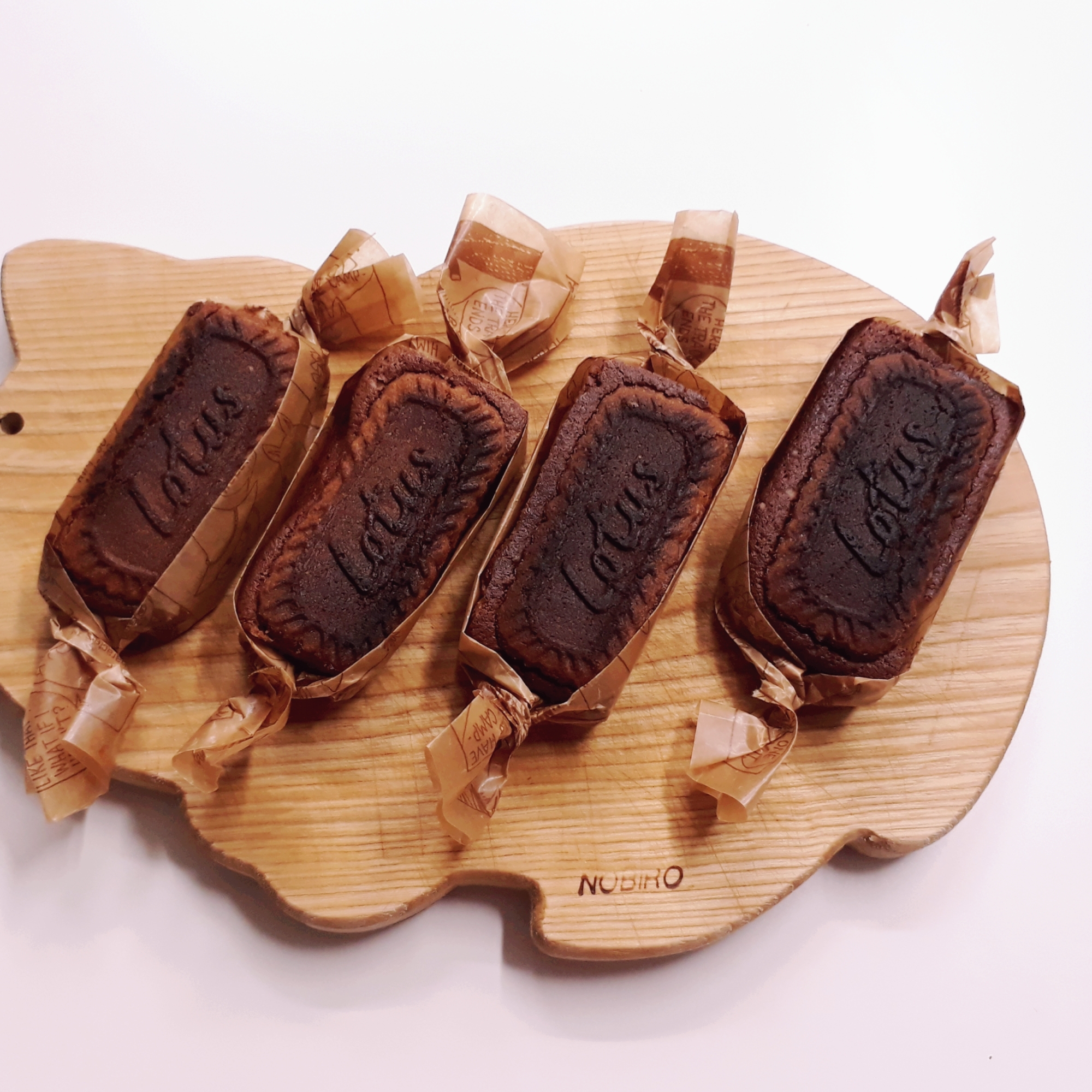 バター、オーブン不要!ロータスブラウニー