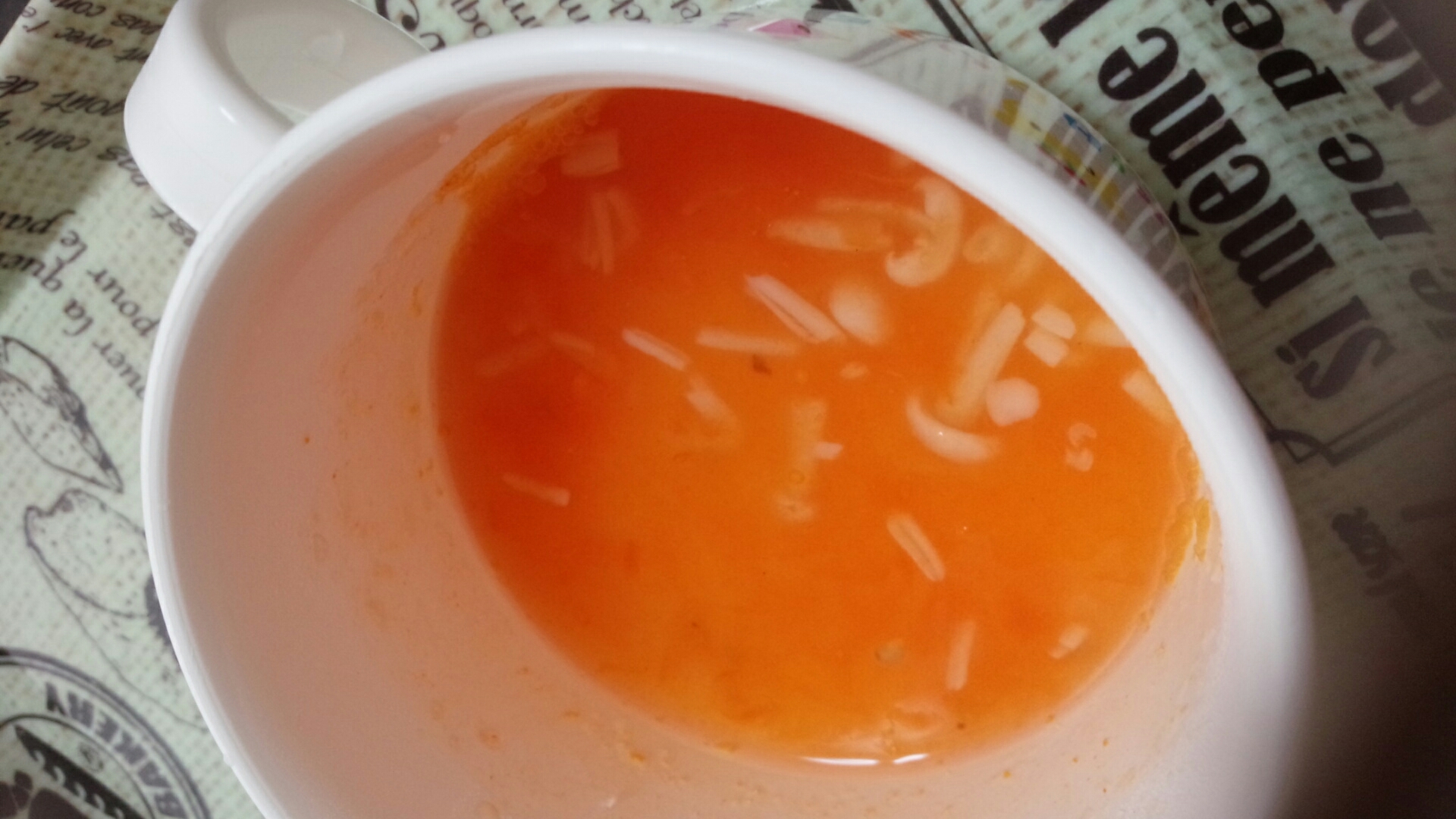 【離乳食後期】えのきとトマトのスープ